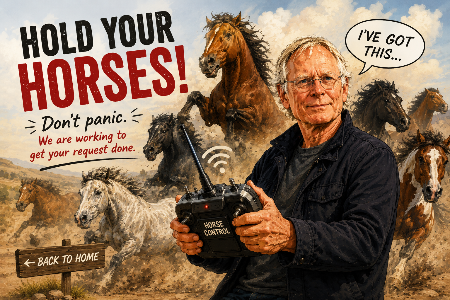 Hold your horses - 404